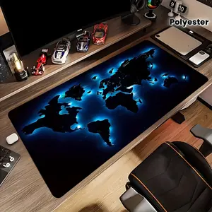 “Viral Glowing World Map Mouse Pad | Blue Neon Desk Mat | Oversized Non-Slip Office/Gaming Pad | Futuristic Travel Aesthetic Decor | Smooth Surface for Daily Use | Trendy Modern Vibe Desk Setup 2026 #FYP #DeskGoals #NeonMapVibes #FuturisticDesk”