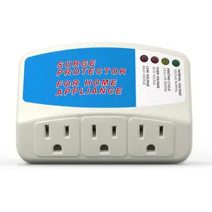 Protector, 3 Outlet Plug in Surge Protector for  Appliance Multi Function Plug with Protection Wall Mount Power Suppressor for TV/PC/Refrigerator 125V, 1875W, 1 Pack