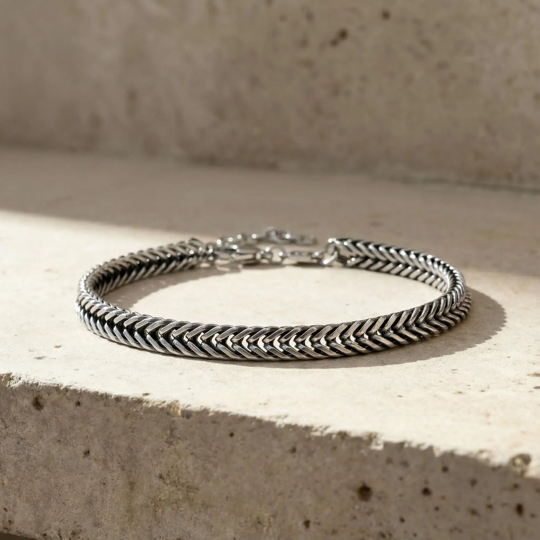Galis Chain Bracelets For Men - Premium Stainless Steel Silver - Mens Jewelry, Stylish Gifts For Him