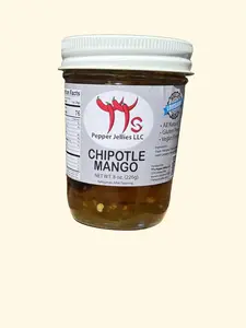 Chipotle Mango Pepper Jelly - Spice up your roast chicken or homemade salsa with this smoky pepper jelly