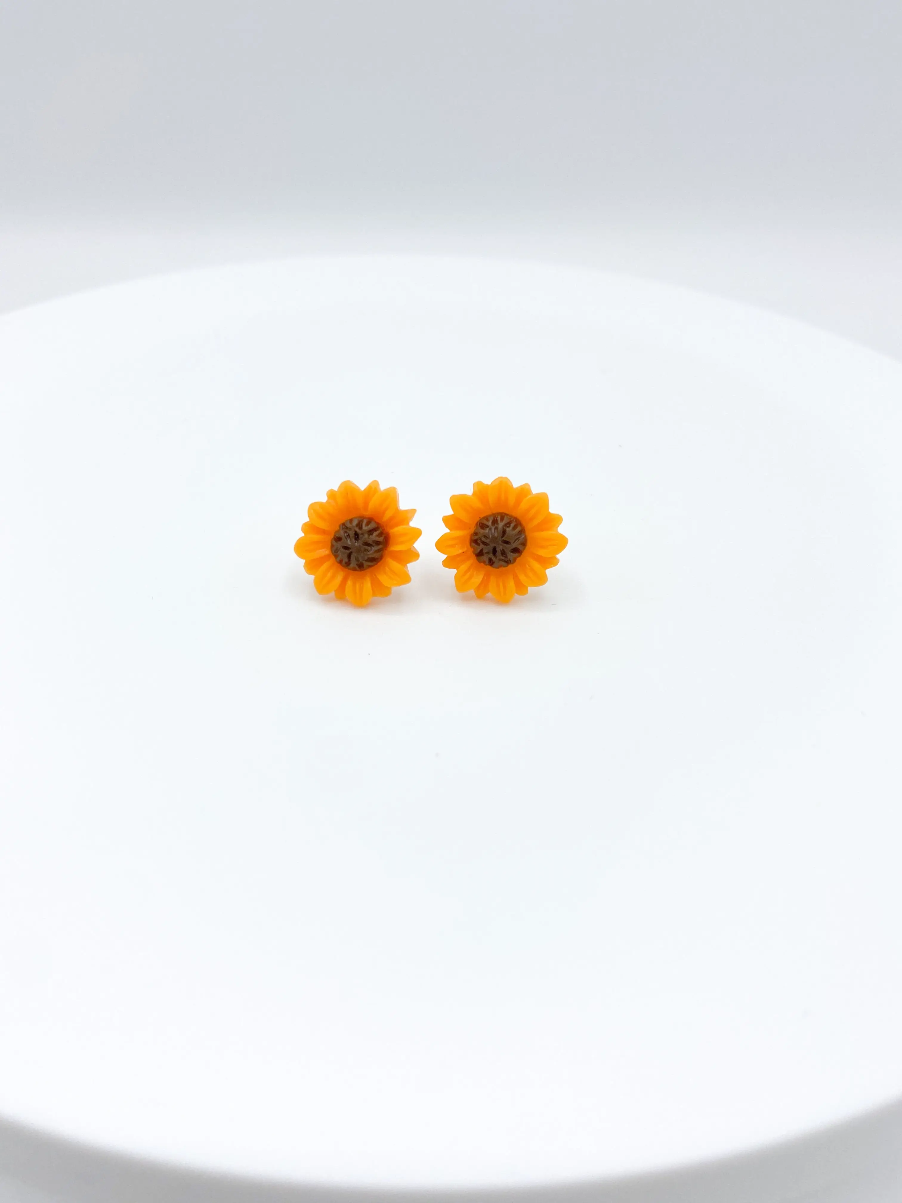 Sunflower Flower Stud earrings