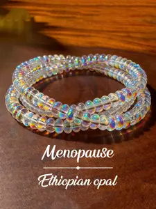 Unique Beaded Bracelet Stackable Design Rainbow Color Cuff Bracelets Menopause Bracelet for Women & Girls Holiday Party Engagement, Perfect for Versatile Use Wedding Jewelry, Daily Wear Anniversary Gift, Stackable Bangle Bracelets