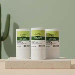 3PCS Daily[Dr.Melaxin Official] CACTOX PORE RELIEF MULTI BALM with Cactus Cooling Reduce Puffiness & Pore Tightening for Visible Pore Care Skin Repair Daily