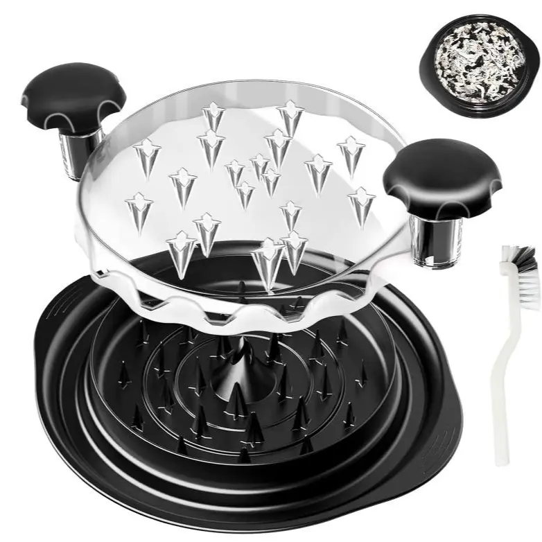 Tired of messy meat shredding? The Effortless Meat Shredder makes it simple and quick to shred chicken, pork, and beef, featuring an ergonomic, anti-slip handle and an easy-to-clean brush.