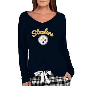Football Fan Shop Officially Licensed NFL Ladies Marathon Long-Sleeve Top - Steelers Football Fan Shop Officially Licensed NFL Ladies Marathon Long-Sleeve Top - Steelers