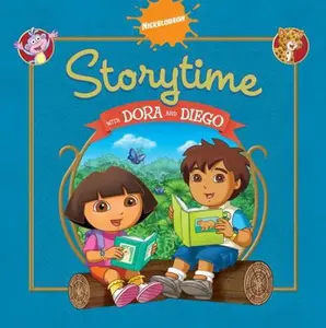 USED Book - Storytime with Dora and Diego (Dora The Explorer and Go, Diego, Go!) by Various (Hardcover) - english