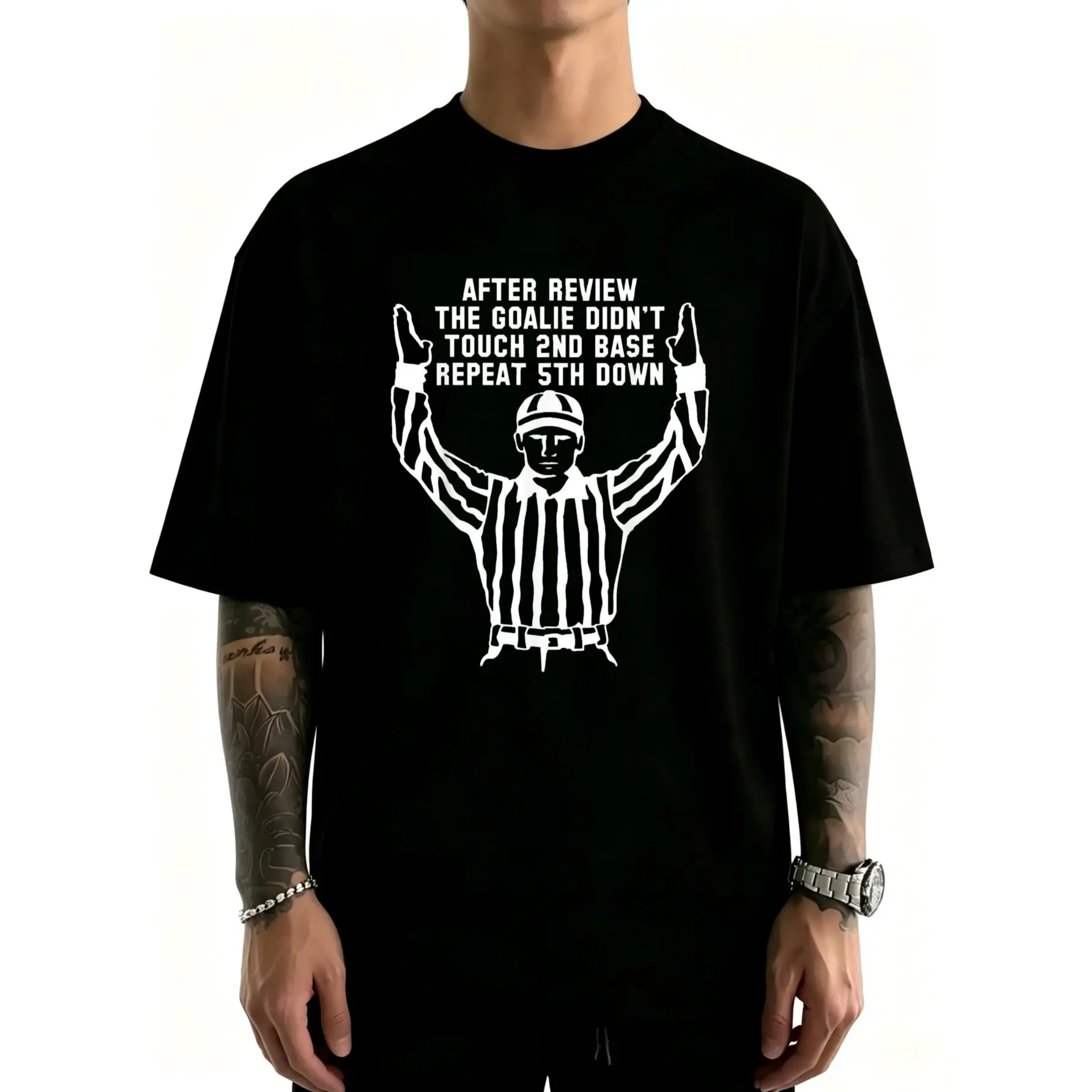 Football Referee Funny Sports Fan T Shirts Men Women T-Shirt Unisex Cotton Clothing Streetwear