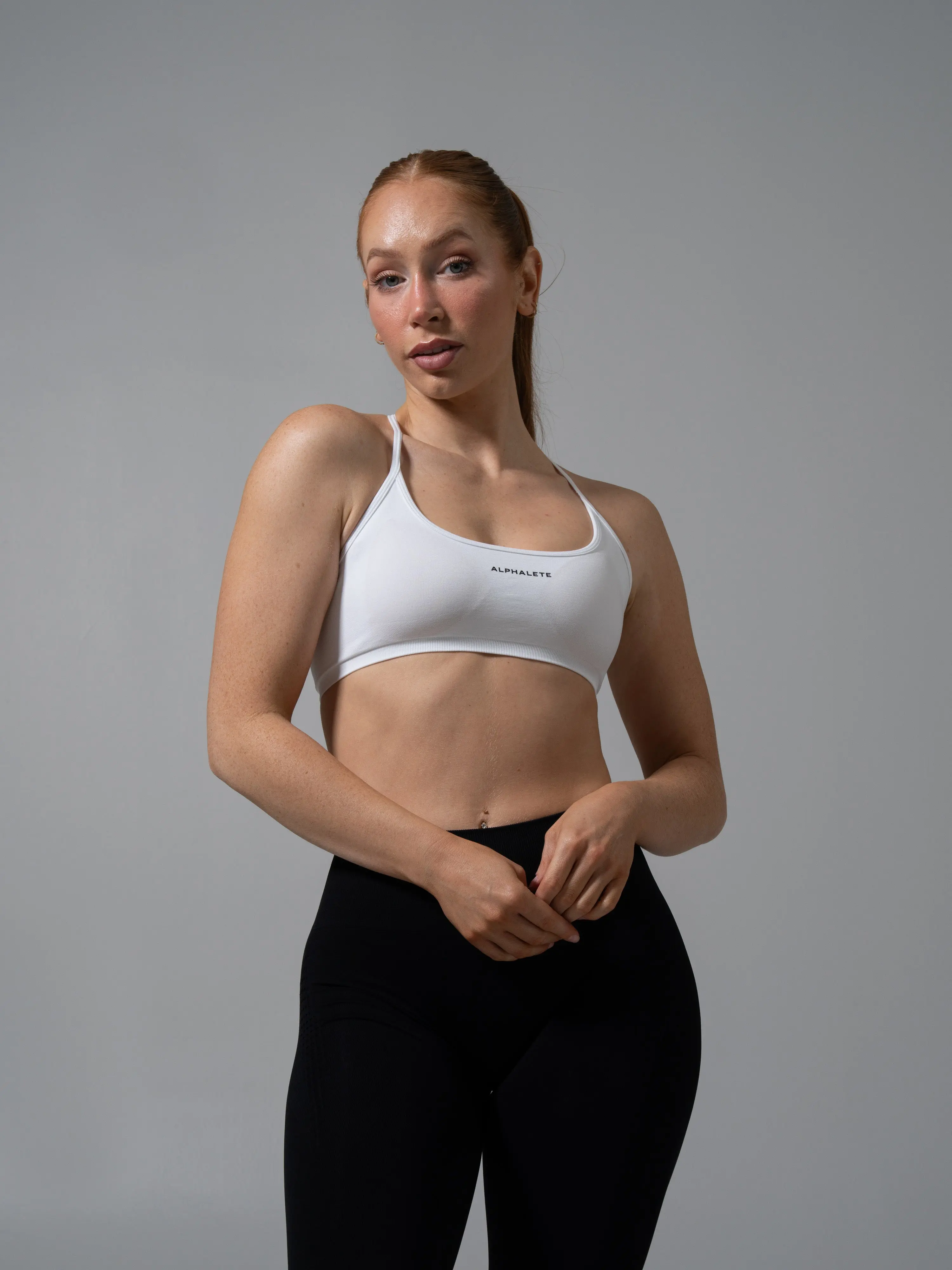 Amplify Open Back Bra - White Amplify Open Back Bra - White
