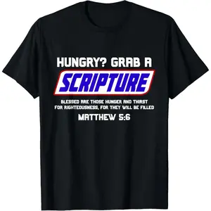 [100%25 Cotton] Cotton Short Sleeve  T-Shirt Funny Scripture Gifts, Bible Verse, Famous Scriptures, Quote T-Shirt T-Shirt For Men And Women