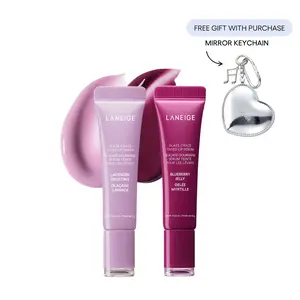 Laneige Glaze Craze Extension Duo, Free Keychain with Purchase, Cool-Toned Shades, Limited Edition