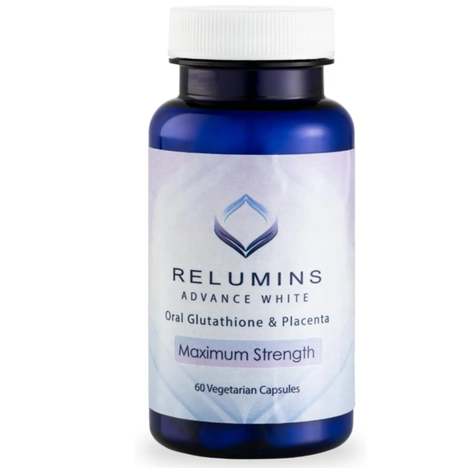 Relumins Advanced White Glutathione Capsules - Max Strength Supplement with ALA, Placenta, Rose HIPS & Vitamin C - Supports Collagen & Youthful Skin, Made in USA - 60 Caps
