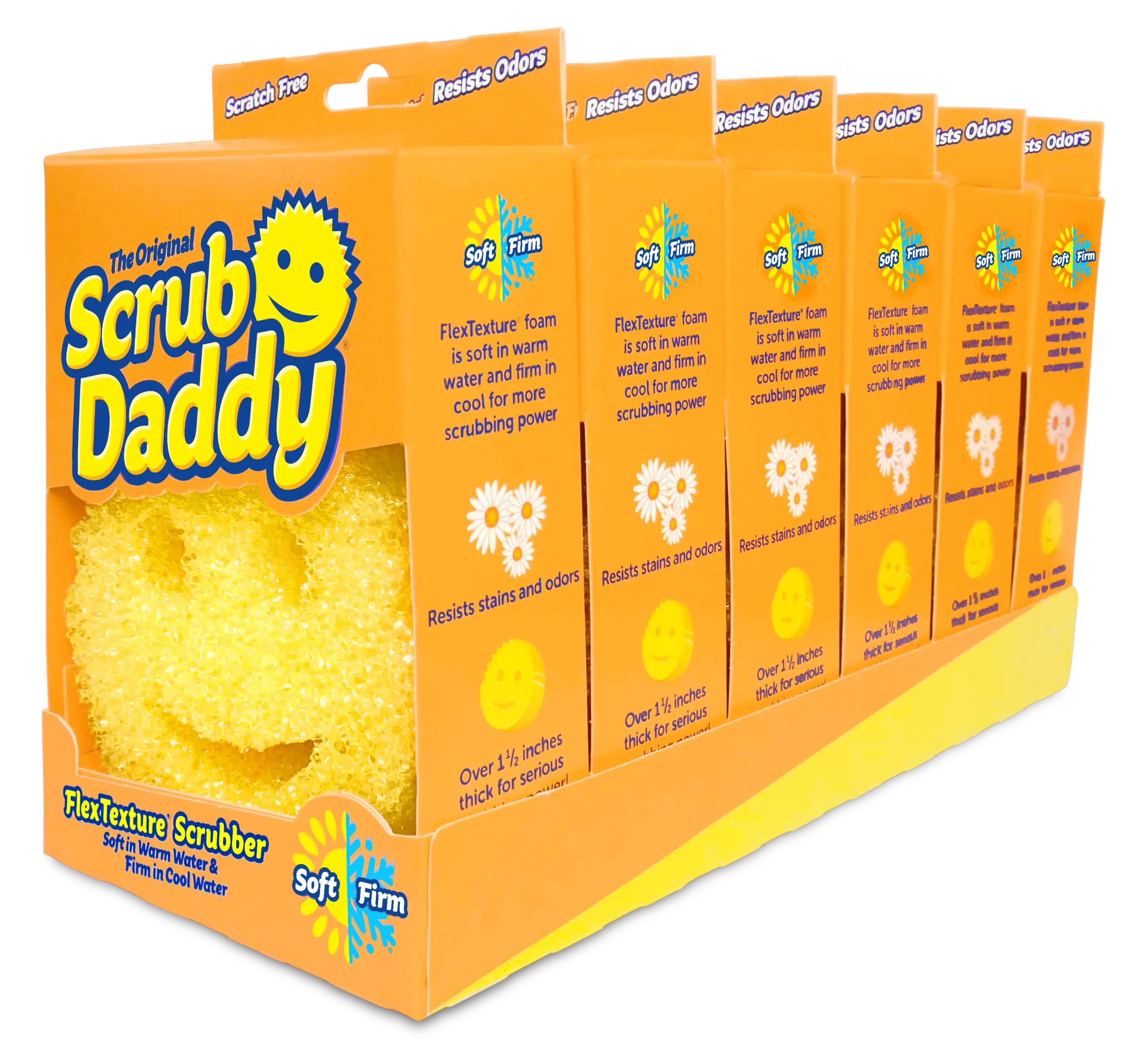 Scrub Daddy Original Scrubber and Sponge - 6 count