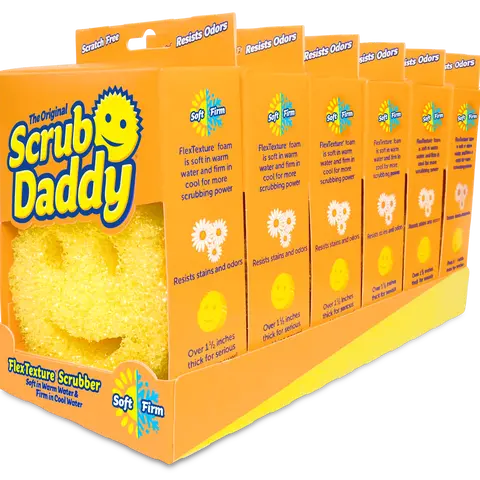 Scrub Daddy Original Scrubber and Sponge - 6 count
