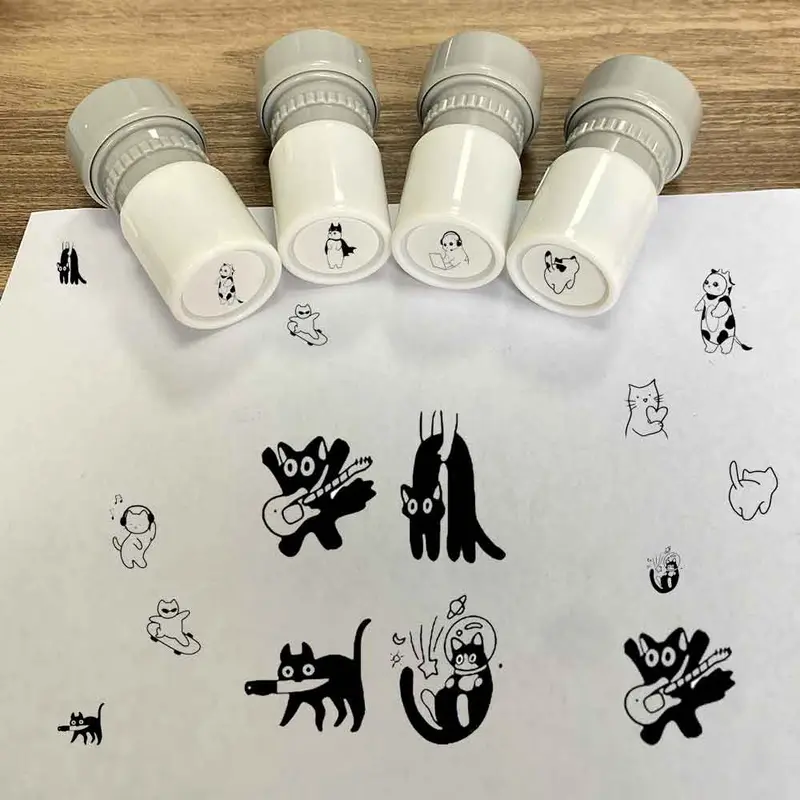 Cat Stamp Teacher Encouragement Student Recognition Postage Seal, Stamps For Teachers, Fun Emoji Motivational Reward for, Classroom Active Learning, Classroom Engagement, Classroom Activities, Participation, Whimsical Ink Self-Inking Stamps