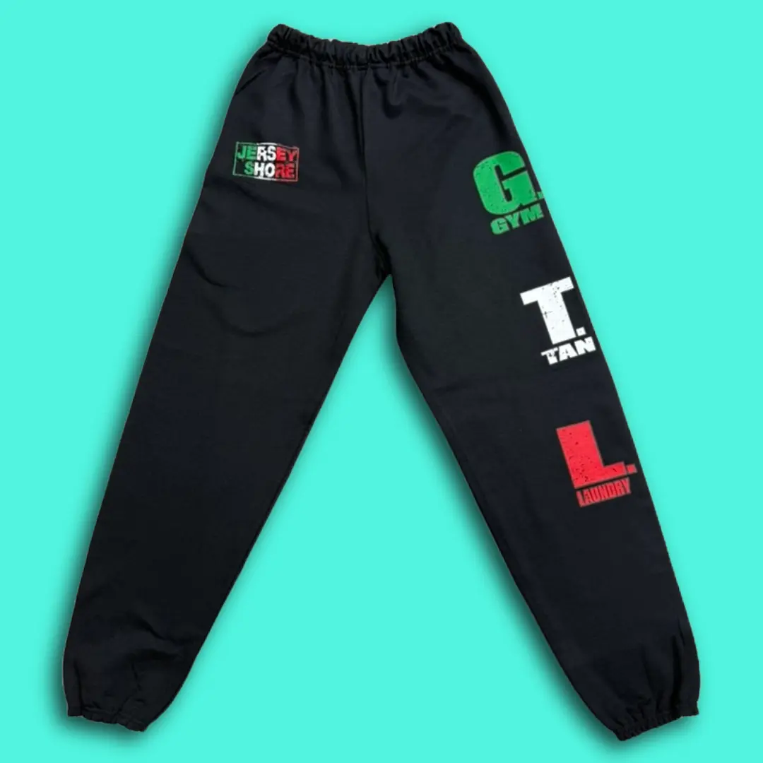 GTL Guidette Tapered Sweatpants Breathable Athletic Bottoms Athleisure Style Casual Comfy Sporty High Waist Drawstring, Gym Sweatwear, Casual Sports Pants, Jogger Pants Women, Activewear Bottoms, All Season, Stack Logo