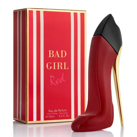 Urban Collection Bad Girl Red Women's Eau De Parfum (Perfume Fragrance) - 3.4 oz/100ml Skin Friendly, Long Lasting Modern Floral Fruity Scent with Berries, Red Currant, Lychee, Rose, Vanilla, Vetiver, for Everyday Use, Apply Pulse Points