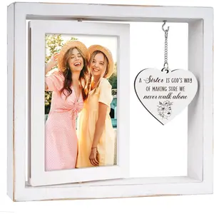Mothers Day Gifts for Sister, Sisters Birthday Gifts,  for Sister, Sis BFF   Besties Birthday Presents from Sis Picture Frame (Display Two 4x6)