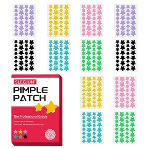 Alcohol-Free Hydrating Star-Shaped Patches, Gentle Non-Irritating Concealer Stickers, Acne Relief Blemish Facial Patch for All Skin Types