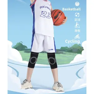 Kids Protective Knee & Elbow Pads Set - Breathable Anti-Slip Sports Guards for Basketball, Cycling, Football & Outdoor Activities