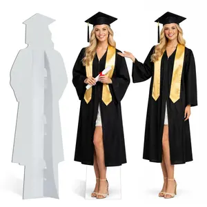 Custom Life Size Cardboard Cutout Standee Class of 2026 Graduation Party Decoration, 1ft–6ft Personalized Photo Standup, Waterproof 4mm Corrugated Plastic High-Resolution Print