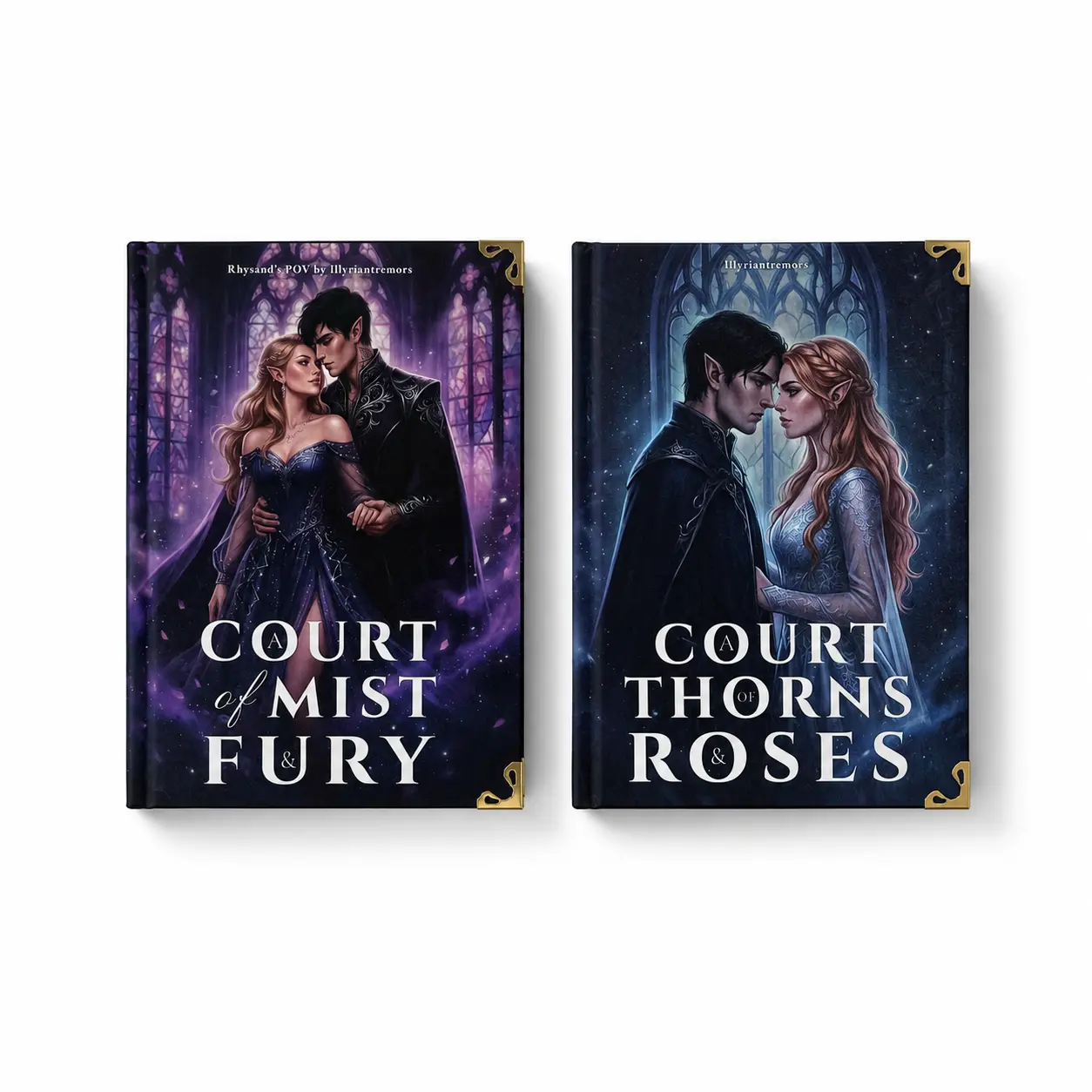 ACOMAF & ACOTAR Rhysand’s POV 2-Book Hardcover Set | Special Edition Books | Fantasy Romance Saga & Collector Bookshelf Edition