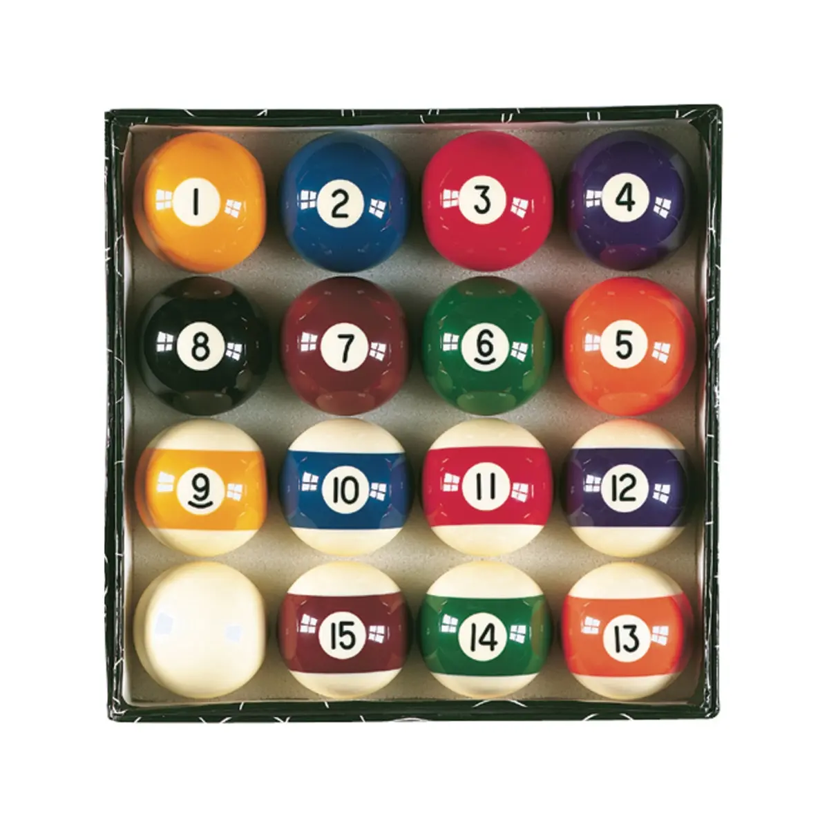 Viper Billiard Master Pool Ball Set, Classic Striped and Solid Resin Balls, Regulation 2.25 in Diameter with Durable Pool Table Cover, Pool Accessories, Billiards Game