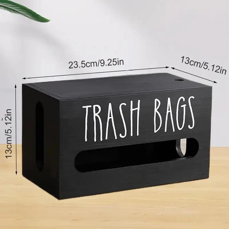 Extra Large 2-in-1 Plastic Bag Holder, Durable Grocery Bag Storage Organizer, Hanging Trash Bag Dispenser for Kitchen, Wall Mount Cabinet Organizer for Bathroom & Toilet Paper Storage, Multi-Purpose for Daily,Space-Saving, Easy Install