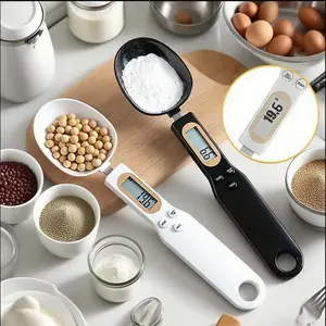 High Precision Kitchen Measuring Spoon with Digital Display, Electronic Scale for Accurate Food Measurement, Compact Kitchen Tool for Cooking and Baking, Kitchen Gadgets