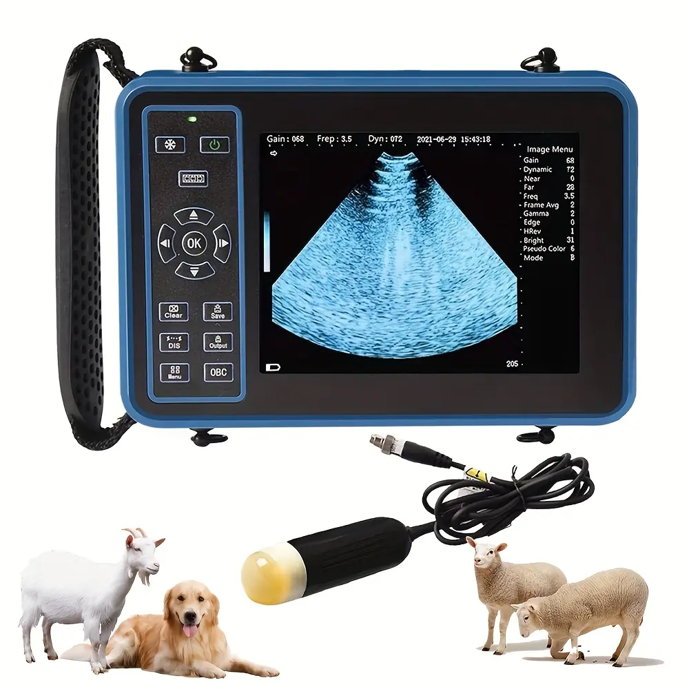 Portable Veterinary Ultrasound Machine - Farm Animal Health Supplies for Goats, Dogs, Pigs, Sheep | Pet & Farm Animal Essentials