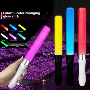Colorful color-changing luminous stick concert glow stick bar fan support stick color-changing atmosphere