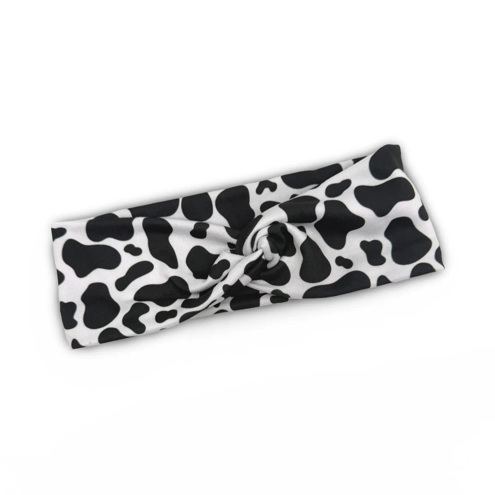 Cow Print Knotted Headband