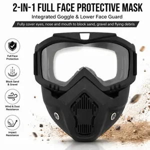 Protective Headgear Glasse,Face mask windscreen Harley motorcycle riding goggles Harley face mask windscreen off-road vehicle sports helmet face mask