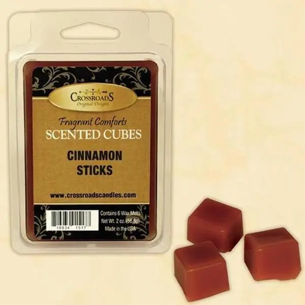 Crossroads Scented Cubes 2 Oz. Set of 4 - Cinnamon Sticks
