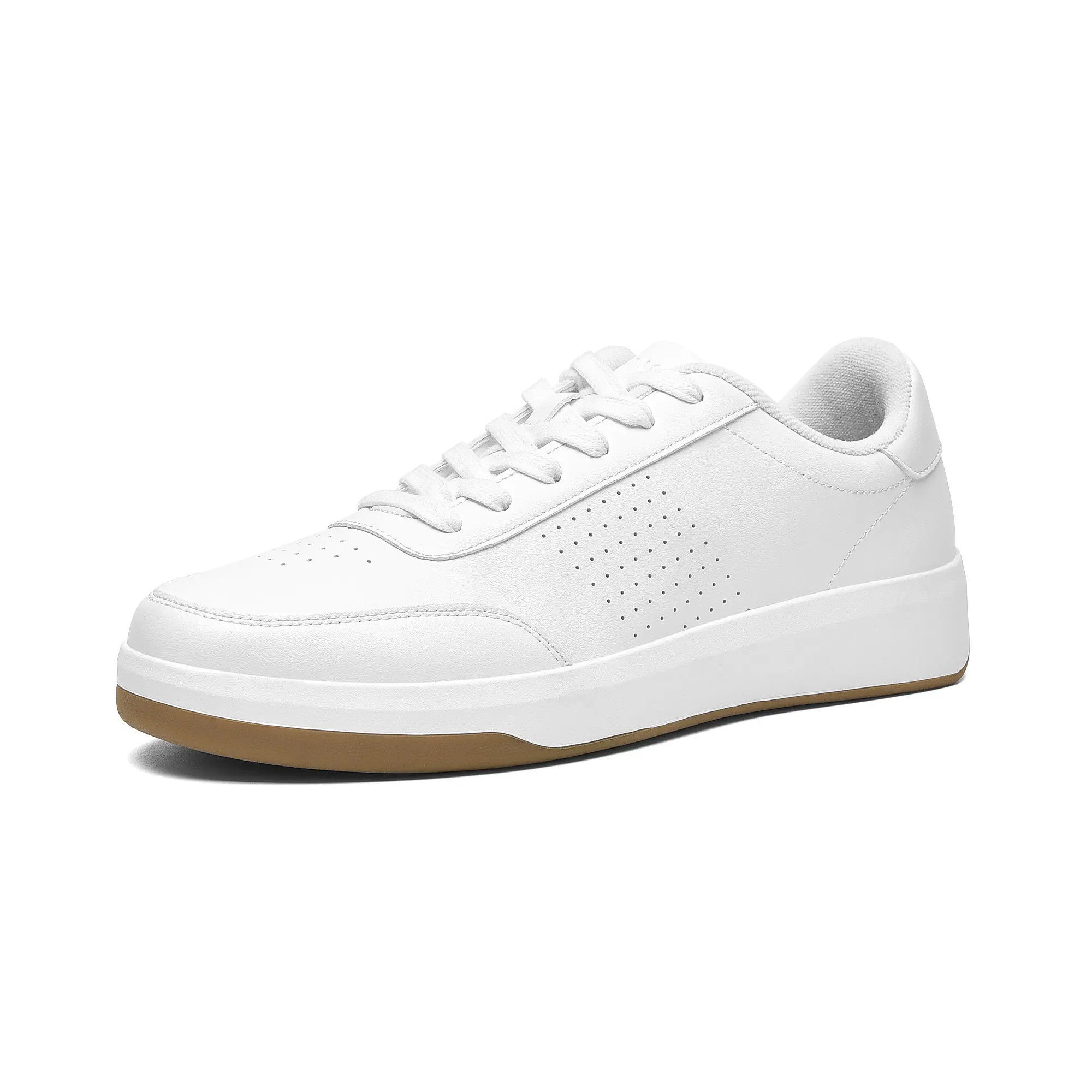 BRUNO MARC Men's Casual Low-Top Sneakers - Breathable Athletic, Casual Simplistic, Perforated PU, Arch Support, Anti-Slip Tread Trainers for Everyday Walking, Lightweight Durable Footwear, Breathable Athletic Sneakers, Casual Simplistic Sneakers sohochic