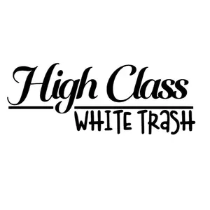 High Class White Tras Vinyl Decal Sticker many color durable design truck car window Personalize Versatile Use