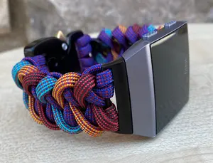 Paracord Watch Band compatible with Fitbit Ionic (watch not included)