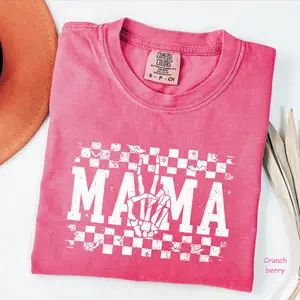 Comfort Colors Skeleton Mama T-Shirt, Cute Spooky Season Halloween Tee for Women, Fall Mama Graphic Top, Trendy Gift for Women, For Woman