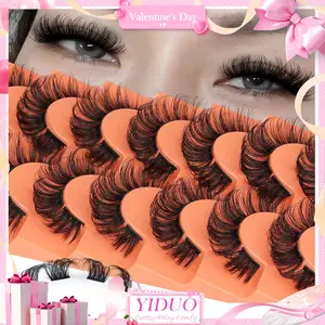 Individual False Eyelashes, Natural Look Eyelash Extensions, Separated Lash Clusters, Easy To Apply At Home, Portable Cosmetic Gift For Women Back To School, Volumized False Eyelashes