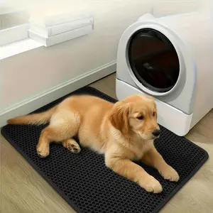 Cat Litter Mat Cat Litter Box Filter Prevents Carry-Out Litter, Durable & Easy Clean Pet Accessory, Essential for Cats' Hygiene