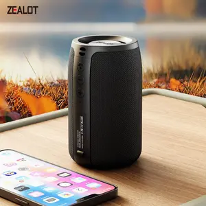 ZEALOT Zealot S32 Wireless Speaker, 5W BT Speaker, 1800mAh Rechargeable Speaker with 8 Hours Playtime, Desktop Stereo Sound Speaker for Smartphone & Tablet, Audio