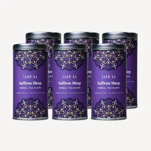 Saffron Sleep Caffeine Free Herbal Tea Blend (6 Pack Case)