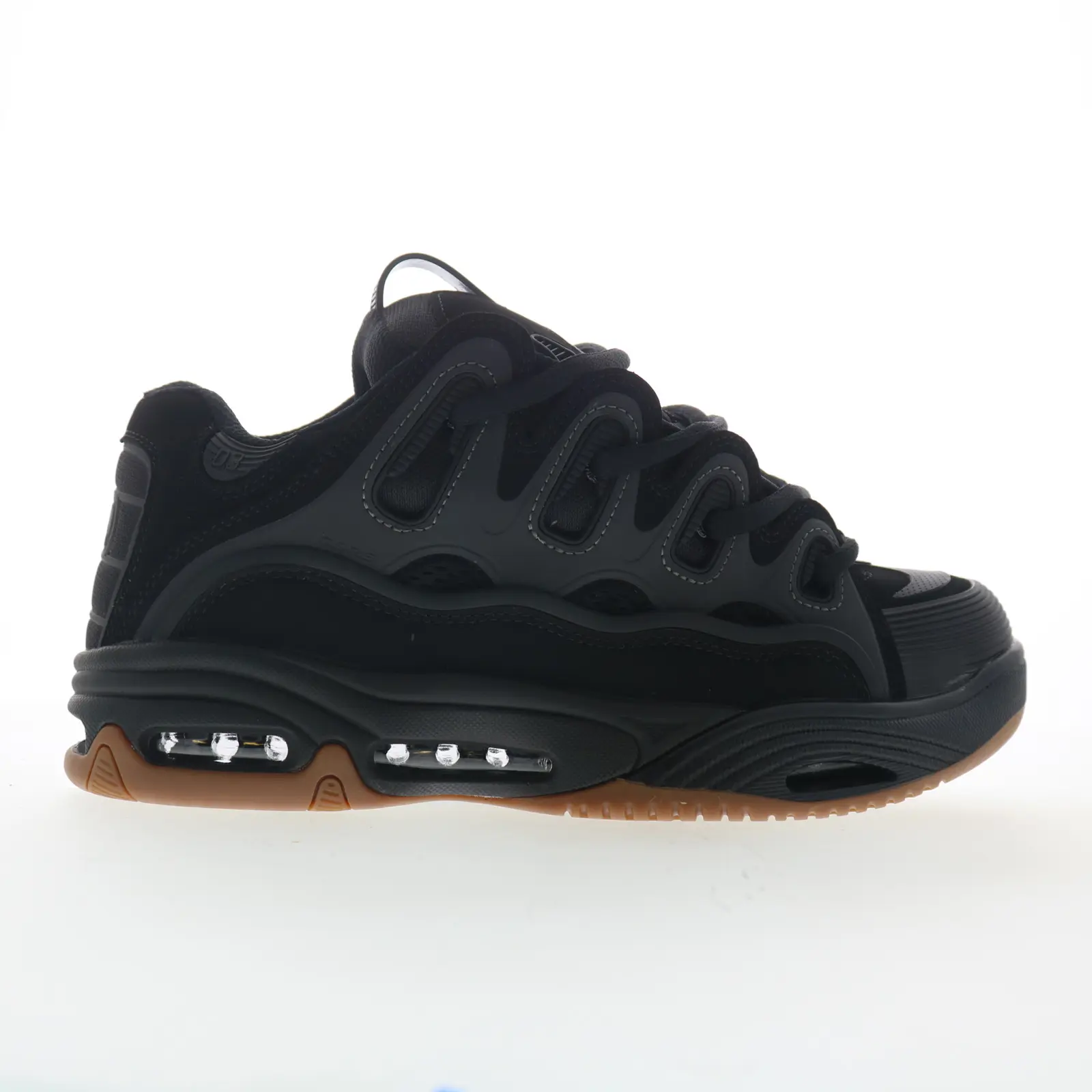 Osiris D3 2001 1141 103 Mens Black Synthetic Skate Inspired Sneakers Shoes