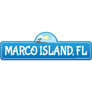 SignMission  Marco Island, FL Florida Beach Street Sign