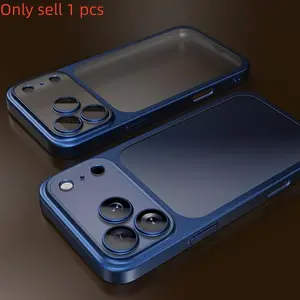 New Phone Case with Lens Film for iPhone 17/16/15 Pro Max/plus/air/pro, High-End Protective Cover, Matte Finish, Shockproof Slim Design, Durable Accessories