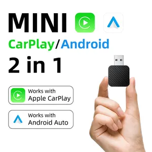 Factory Supply Wireless Carplay & Android Auto，Fastest and Most Stylish 2 in 1 Multimedia Streaming Box ，Wireless Dongle ，Usb Wifi Adapter