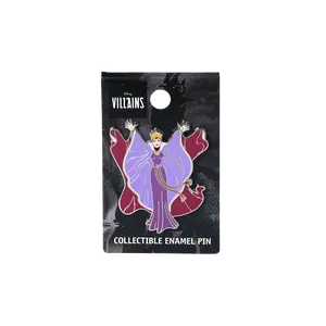 1PC Disney Officially Licensed Enamel Pin Maleficent Evil Queen Ursula Collectible Cartoon Brooch Pin Fashion Alloy Pin for Clothing Backpack Decoration Perfect Birthday Christmas New Year Gift