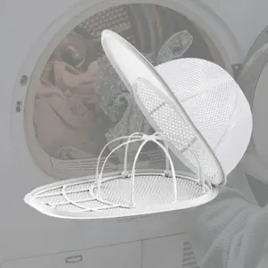 Hat Washer Cage for Washing Machine, Cap Washer with Mesh Bags, Hat Cleaner for Baseball Caps, Cleaning Protector Cage, Mesh Laundry Bag