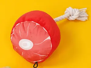 Ham Squeaky, Chew, Plush Pet Toy