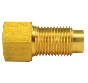 0.37-24 in. M10 x 1 mm Female Male Inverted, Brass Adapter