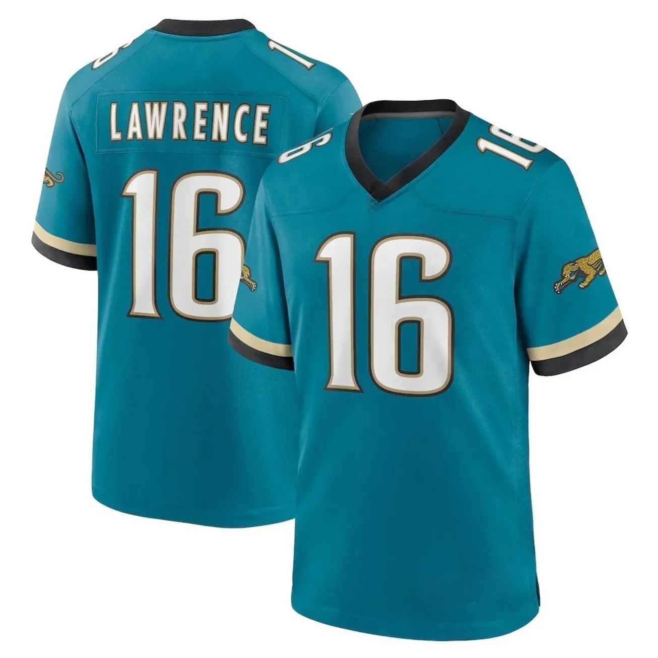 Unisex Football inspired by Lawrence 16 Jacksonville Prowler Throwback Player Game Jersey - Teal